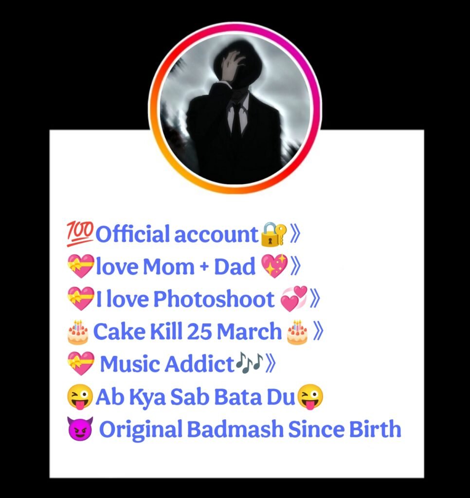 Bad Boy Bio For Instagram And Facebook