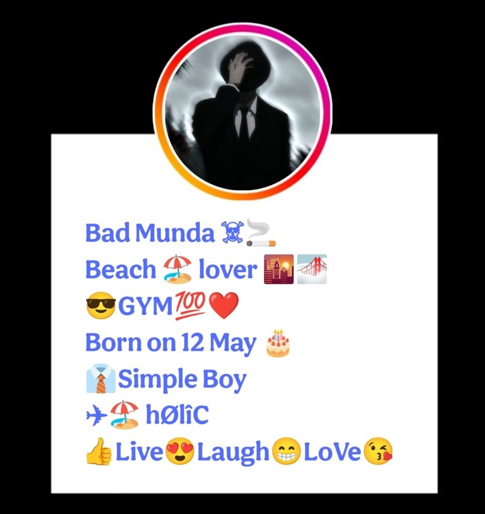 Bad Boy Bio For Instagram And Facebook